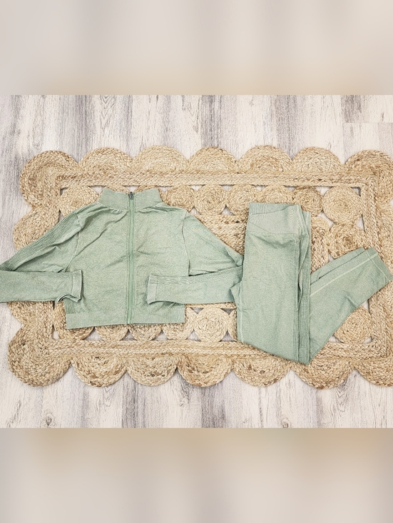 Pants - Workout Set Leggings And Jacket
